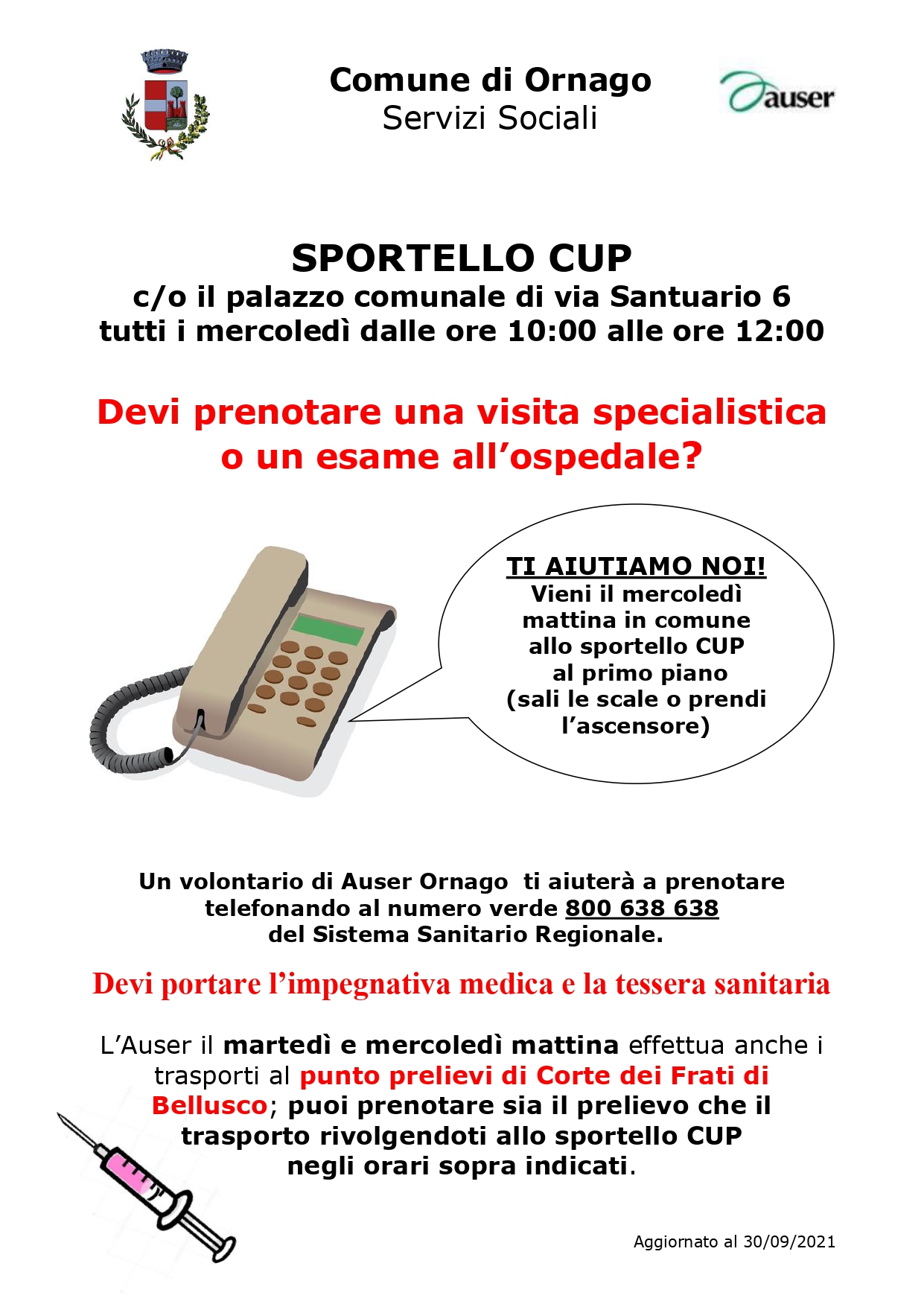 Sportello CUP