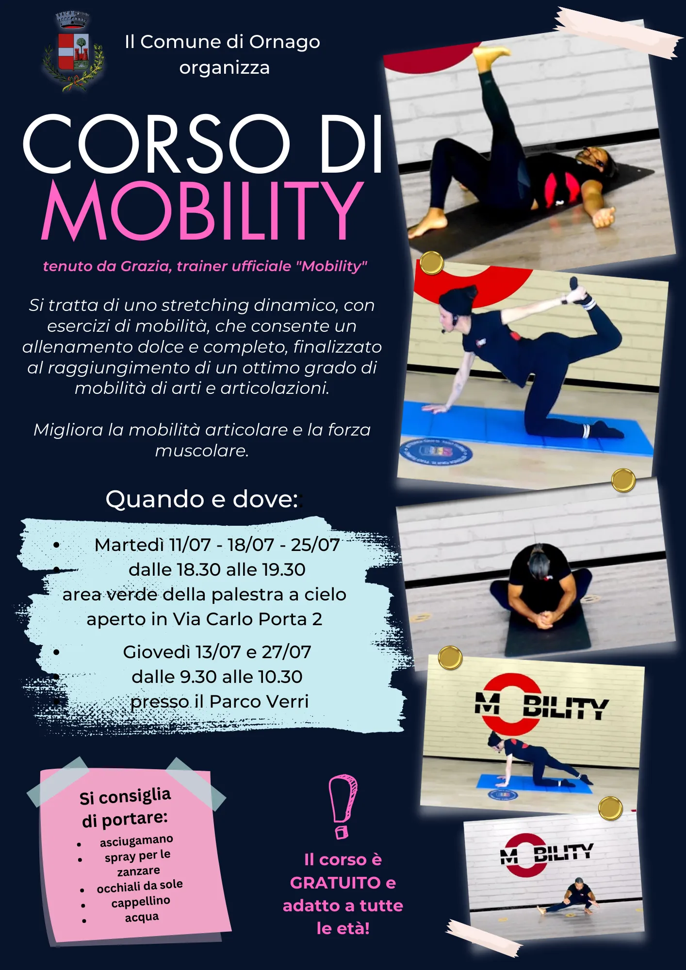 Corso gratuito di Mobility