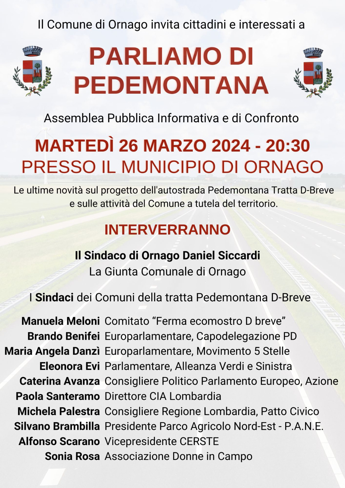 Parliamo di Pedemontana