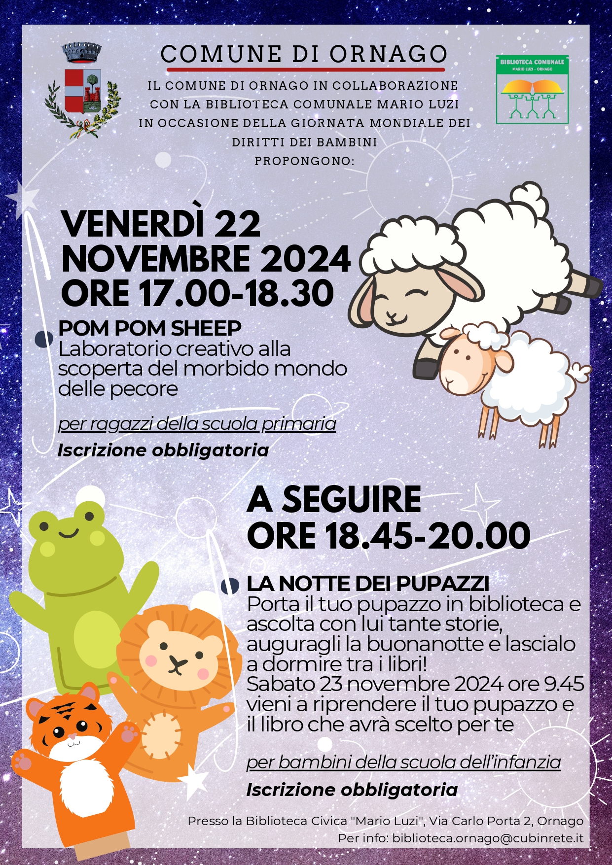 Pom Pom Sheep e La Notte dei Pupazzi