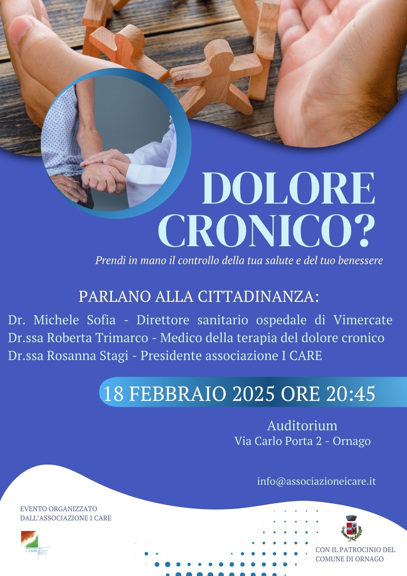 Incontro di informazione "Dolore cronico?"