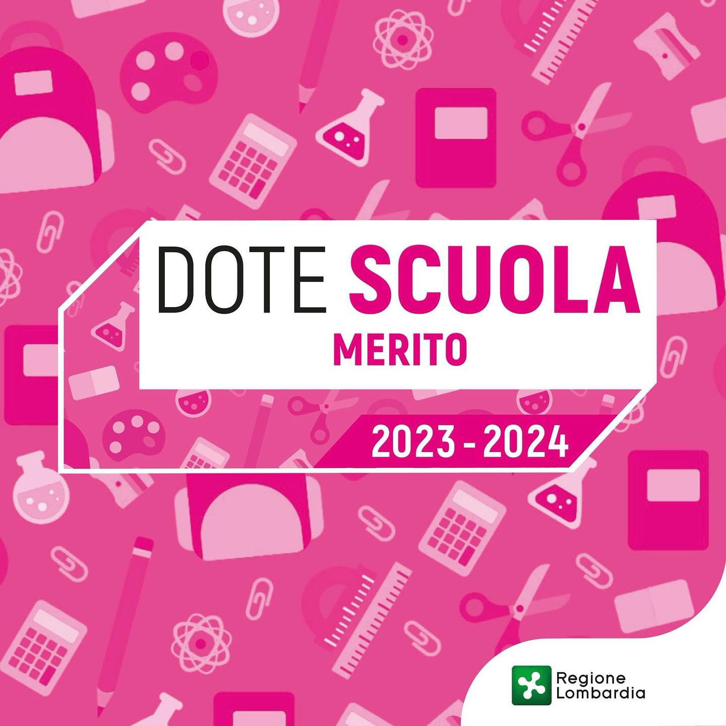 Dote Scuola - Componente Merito (a.s. 2023/2024)