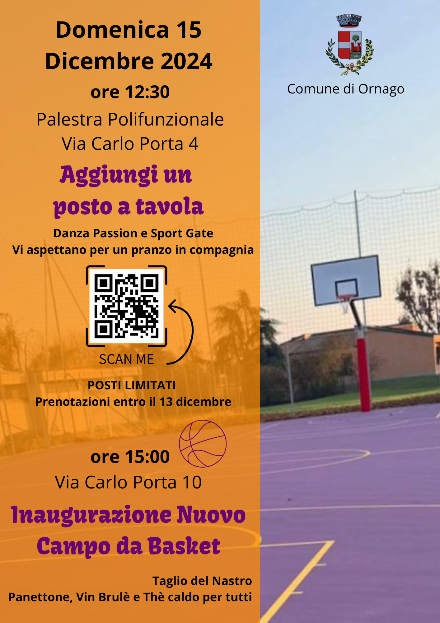 Inaugurazione del Campo Da Basket